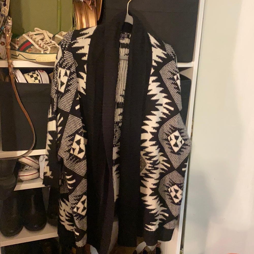 Cardigan Aztec print